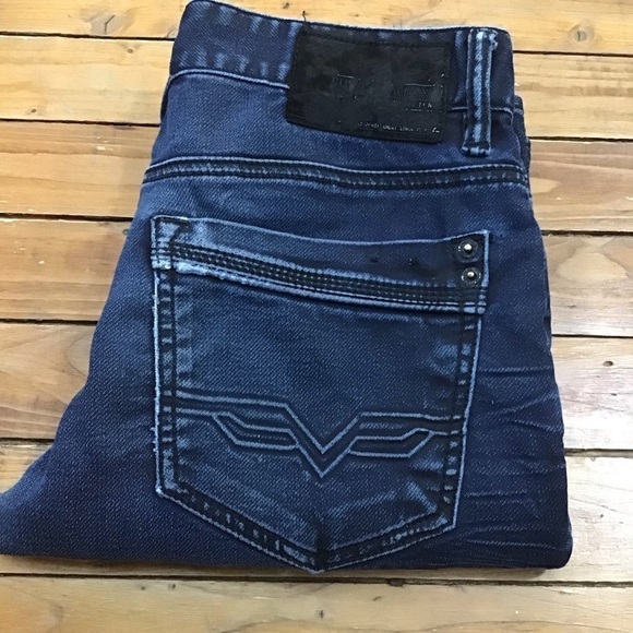 BUFFALO men dark blue jeans size 28 - Picture 4 of 12